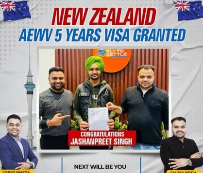 Jashanpreet Newzealand Visa